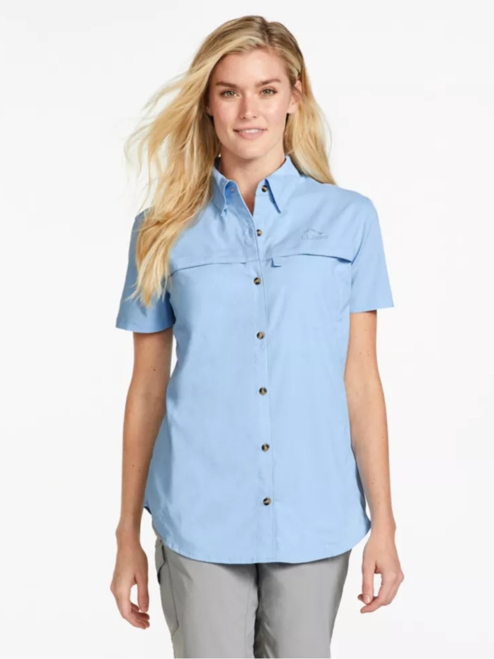 Bundle of 3 LL Bean Tropicwear Shirts Short-Sleeve